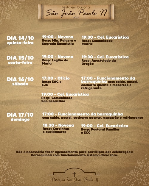14 - 10 - 2021 Sao Joao Paulo programa1