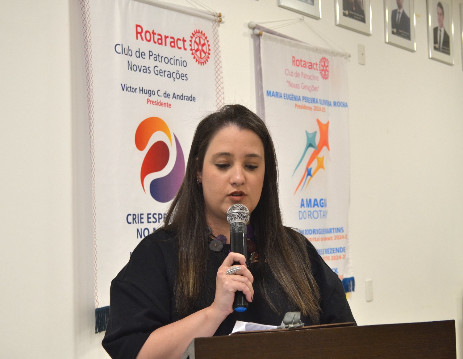 Maria Eugênia Pereira Oliveira Rocha assume o Rotaract Club de Patrocínio0