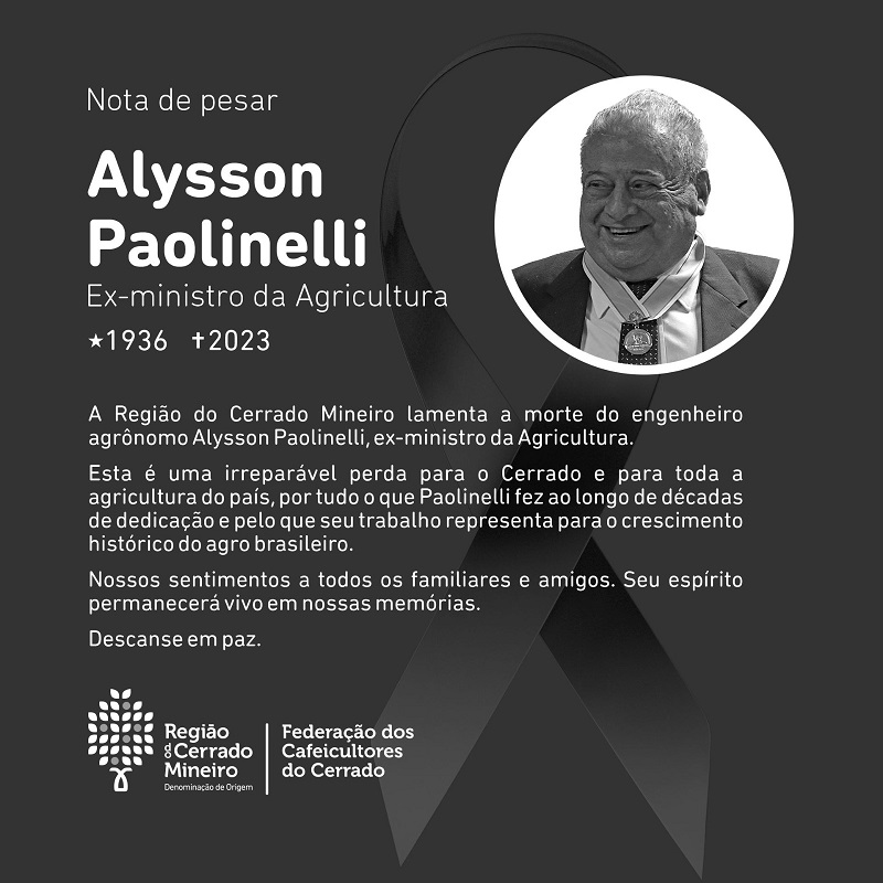29-06-2023 Nota de Pesar Federacao Alysson Paolinelli
