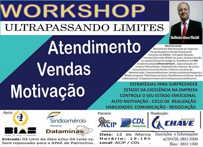 ACIP/CDL promovem Workshop Ultrapassando Limites