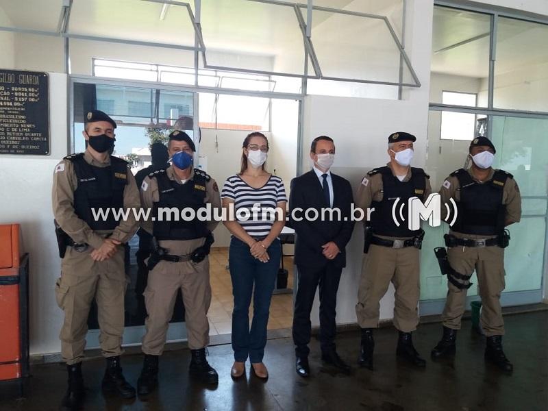 Polícia Militar recebe sala no terminal rodoviário de Patrocínio