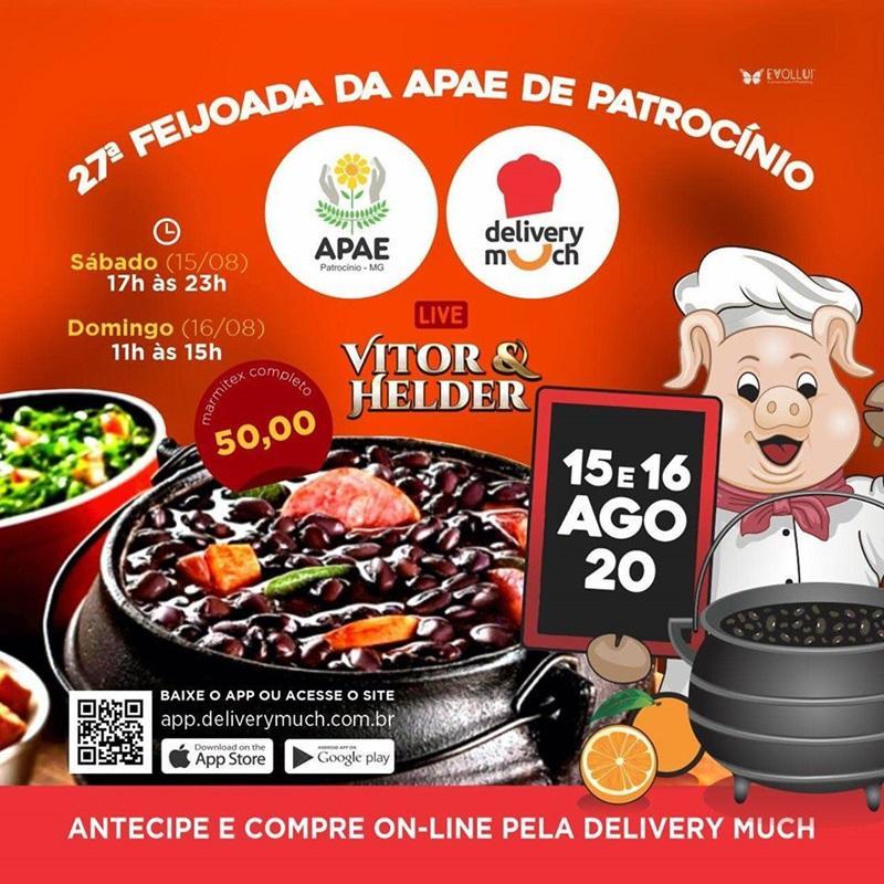 Feijoada da APAE 2020 acontece neste fim de semana