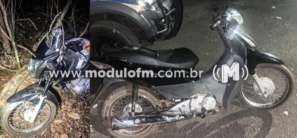 Tático Móvel detém suspeitos e recupera duas motocicletas furtadas