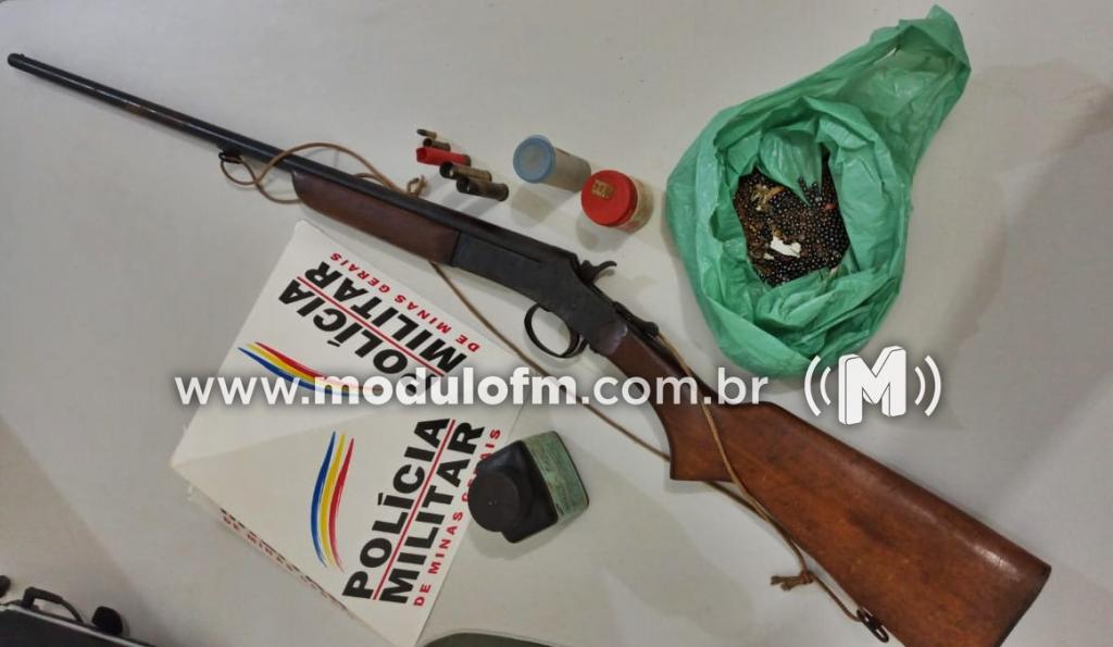 Após denúncia anônima, produtor rural é preso por posse ilegal de arma de fogo em Serra do Salitre