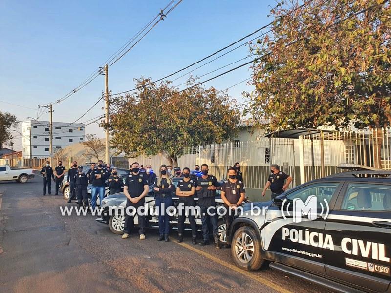 Polícia Civil desencadeia operação “Colheita Maldita” e duas pessoas são presas em Patrocínio