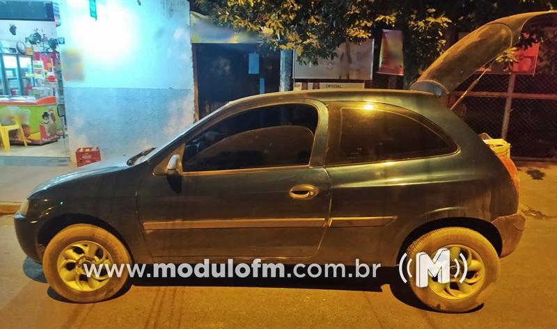 Polícia Militar recupera veículo furtado e prende suspeito por furto em Irai de Minas