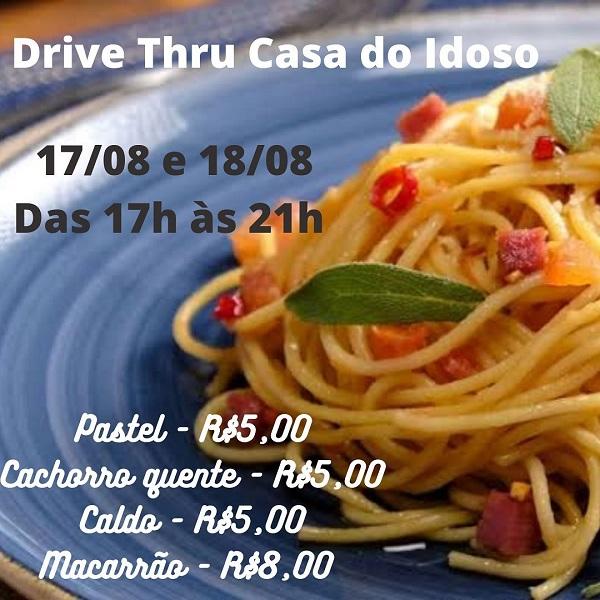 Casa do Idoso realiza drive-thru nos dias 17 e 18 de agosto