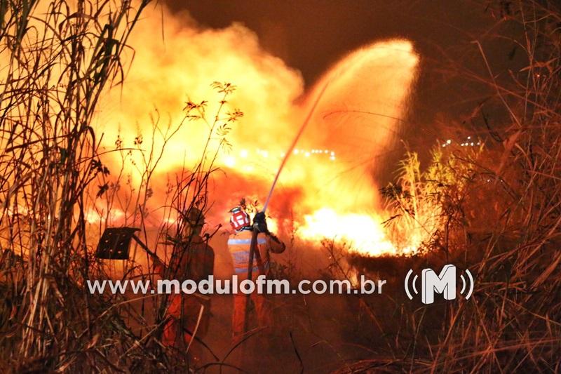 Incêndio atinge entorno do Hotel Serra Negra em Patrocínio há dez dias