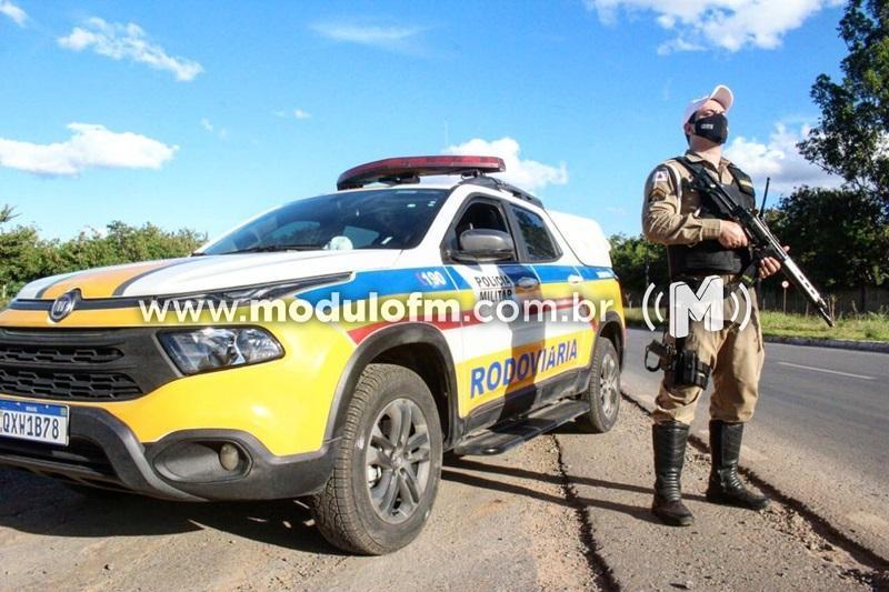 Polícia Militar Rodoviária prende motorista com droga na MG-188 em Patrocínio