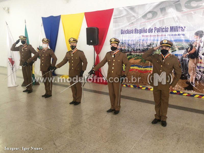 Militares e autoridades regionais são homenageados pela 10ª Região da Polícia Militar