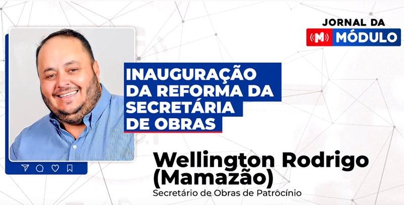 Wellington Rodrigo fala sobre a reforma da sede da Secretaria de Obras no Jornal da Módulo