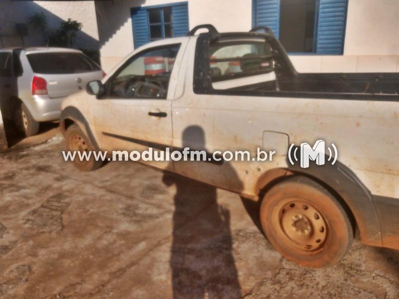 Após perseguição policial, veículo furtado em Patrocínio é recuperado na cidade de Rio Paranaíba
