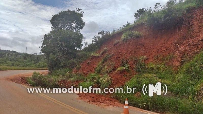 Imagem 2 do post Polícia Rodoviária Militar alerta para deslizamentos de terra em rodovias da região