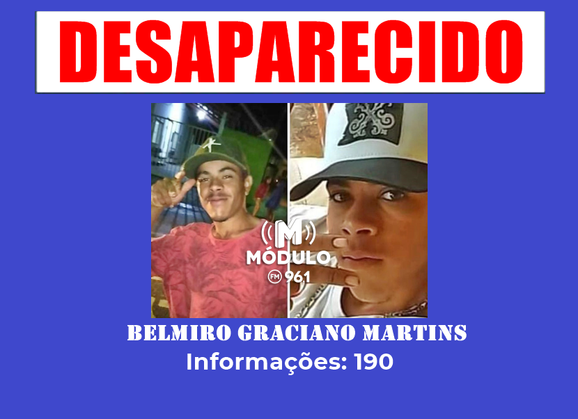 Família faz apelo para encontrar jovem desaparecido em Serra...