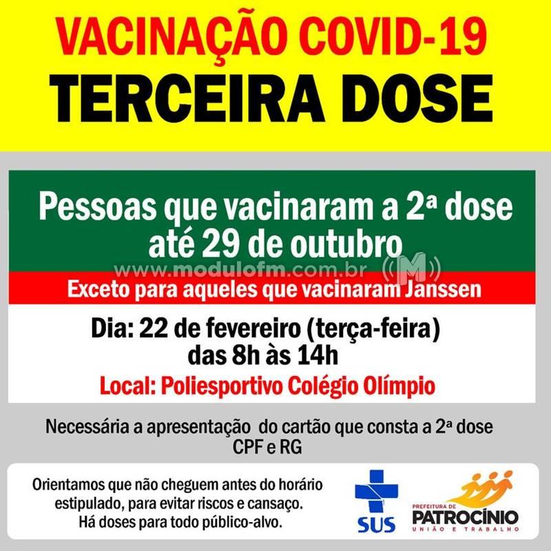 Secretaria de Saúde imunizará pessoas que receberam 2ª dose até 29 de outubro