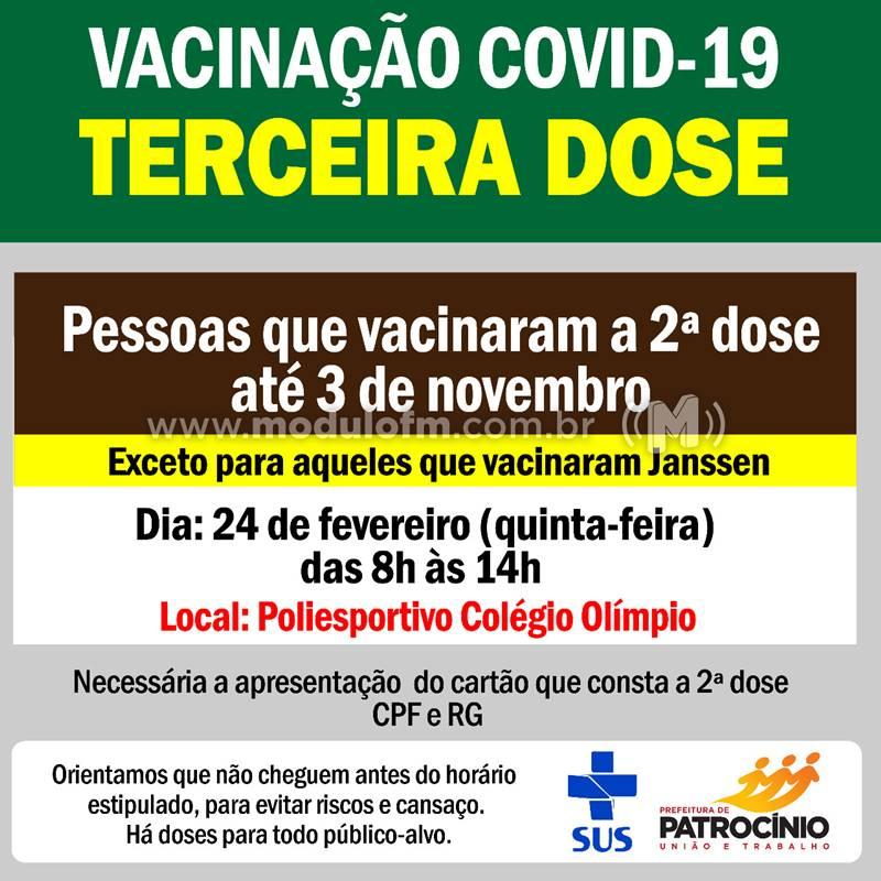 Secretaria de Saúde imunizará pessoas que receberam 2ª dose até 3 de novembro