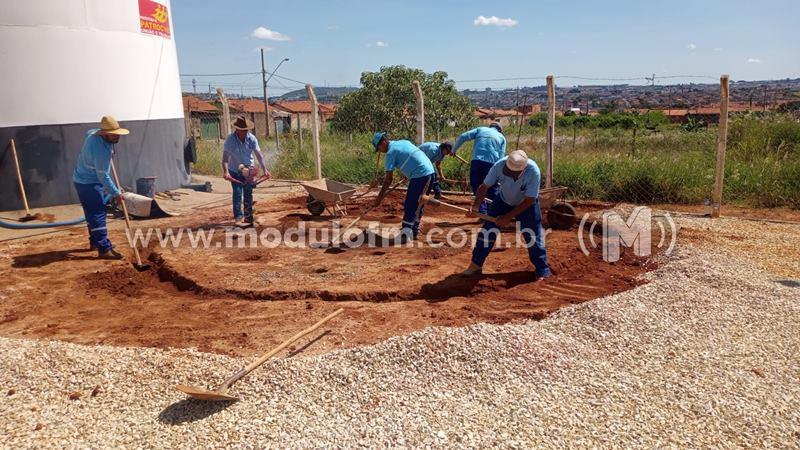 Instalação de novo reservatório no bairro Jardim Sul é iniciado pelo Daepa