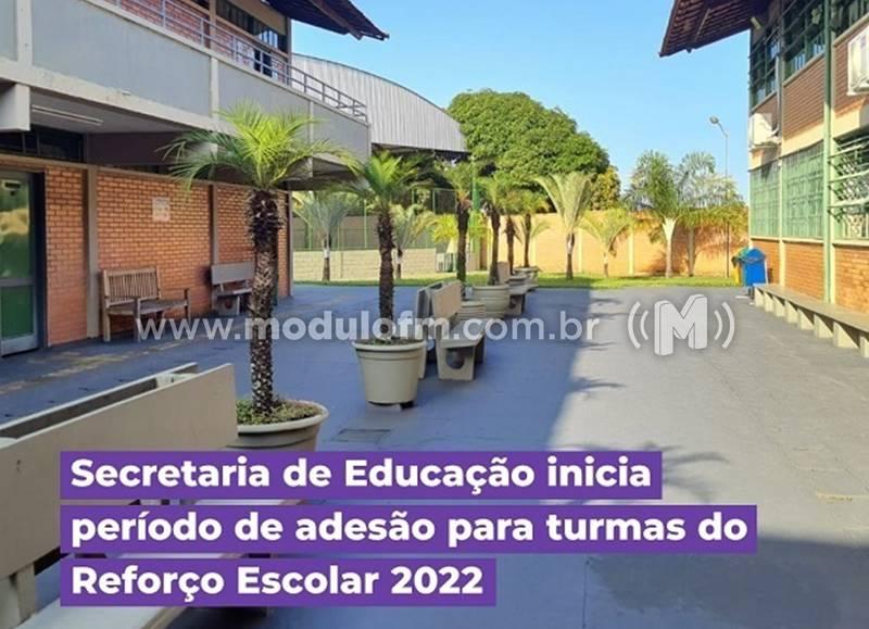 Secretaria de Educação inicia período de adesão para turmas do Reforço Escolar 2022