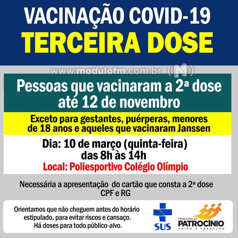Secretaria de Saúde imunizará pessoas que receberam 2ª dose até 12 de novembro