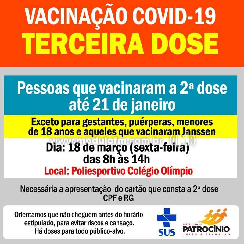 Secretaria de Saúde imunizará pessoas que receberam 2ª dose até 21 de janeiro