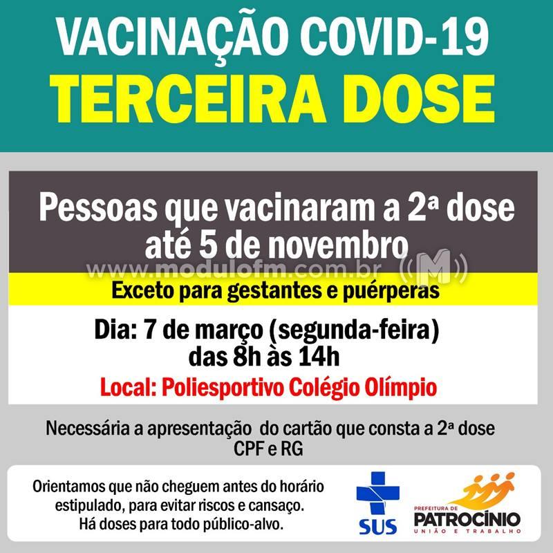 Secretaria de Saúde imunizará pessoas que receberam 2ª dose até dia 5 de novembro