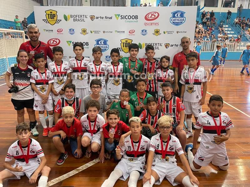 Sub 11 de Futsal do PTC é a segunda...