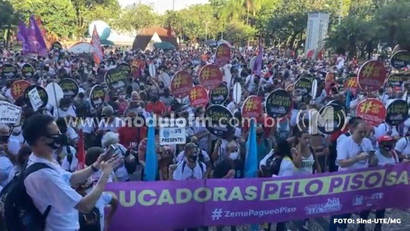 Trabalhadores da Educação deflagram greve por tempo indeterminado em Minas Gerais
