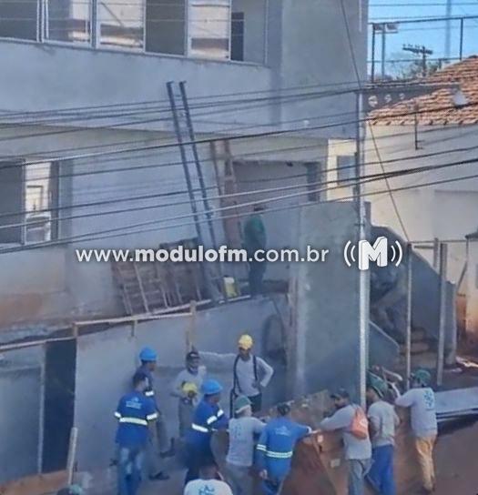 Imagem 1 do post Veja o vídeo: Trabalhador morre após explosão em obra de ampliação do Fórum de São Gotardo