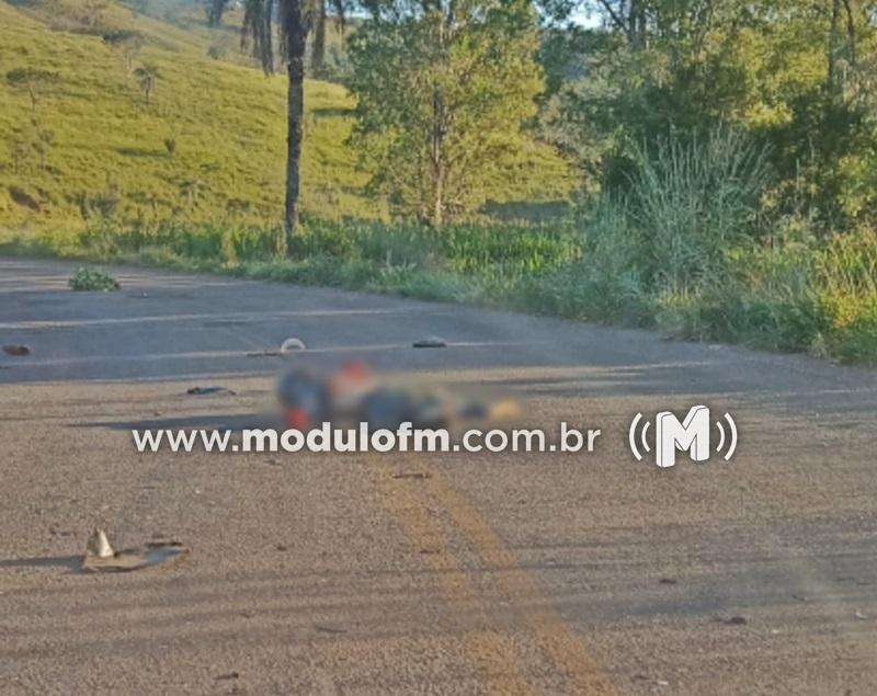 Motociclista morre em acidente na rodovia MG-737 em Guimarânia