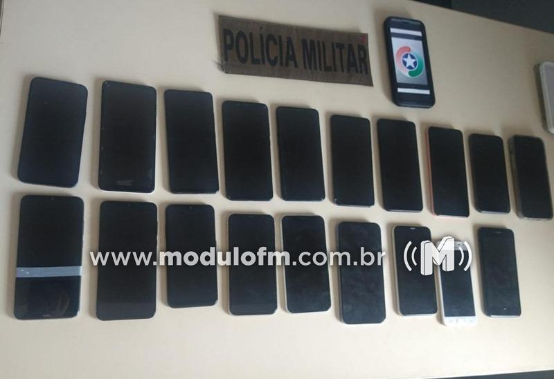 Imagem 1 do post Quadrilha especializada em furto de celular é presa em Santa Catarina e aparelhos furtados durante show de Gustavo Lima em Patrocínio são recuperados