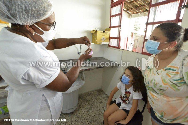 70% do público infantil de Minas Gerais está vacinado...