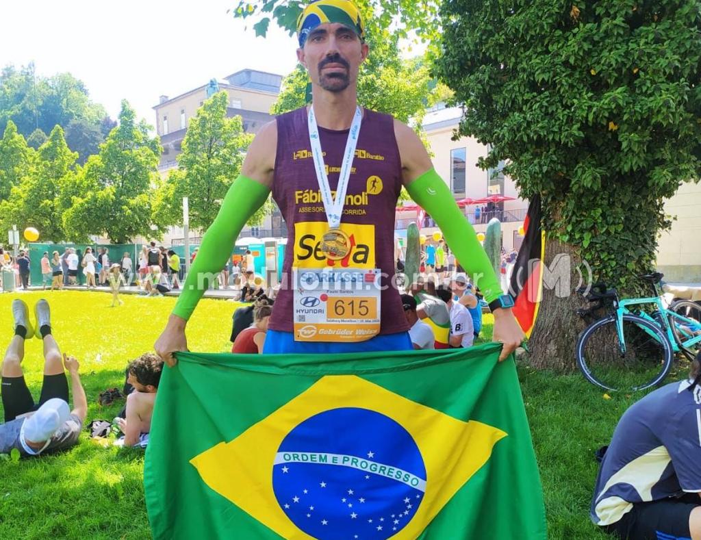 Brasil foi representado pelo cabo Paulo Sérgio, do 46º BPM, em maratona na Áustria
