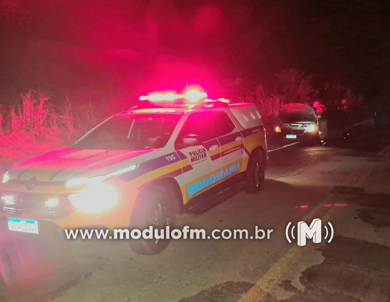Polícia Rodoviária Militar intercepta veículo em Coromandel com drogas vindas de Patrocínio
