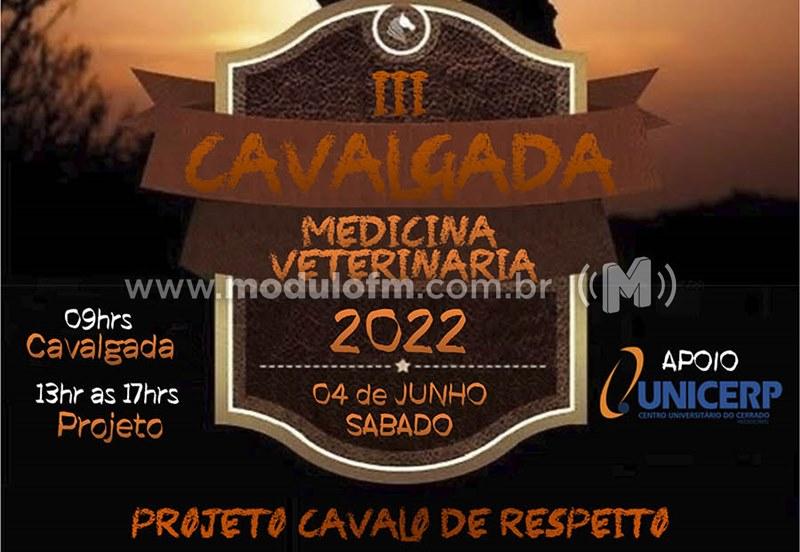 Curso de Medicina Veterinária do UNICERP realizará Cavalgada e Projeto Cavalo de Respeito neste sábado (04)