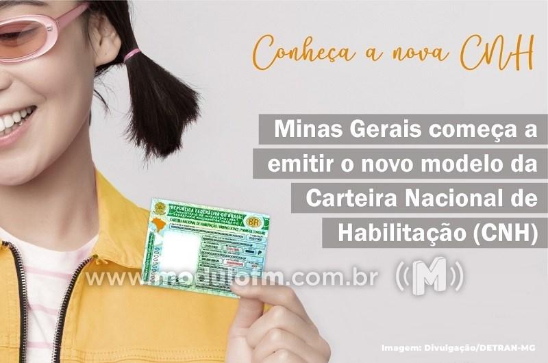 Emissão do novo modelo da Carteira Nacional de Habilitação é iniciada em Minas Gerais