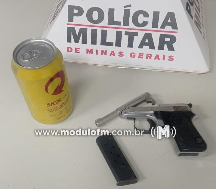Imagem 1 do post Homem tenta fugir de blitz e é preso com arma de fogo em São João da Serra Negra