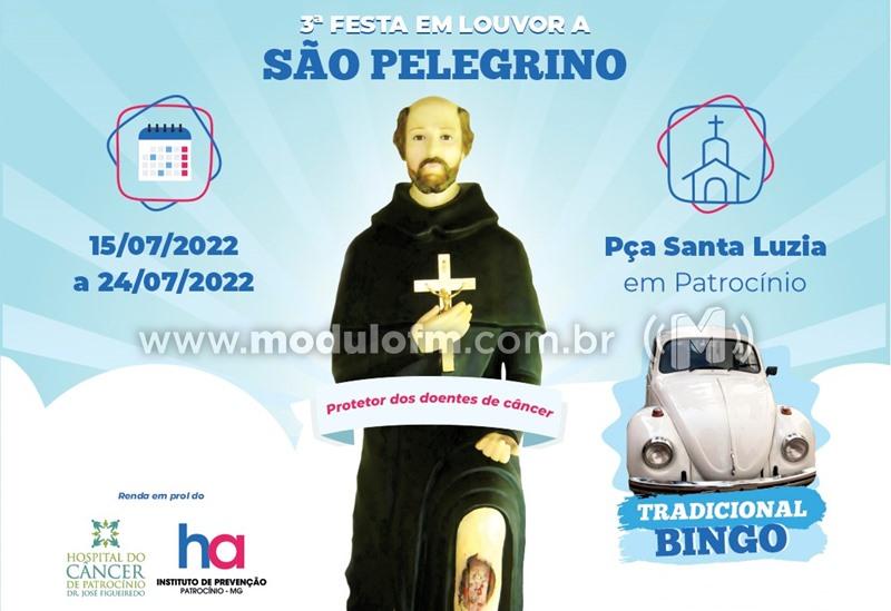 3ª Festa de São Pelegrino em prol do HC Patrocínio começará nesta sexta-feira (15)