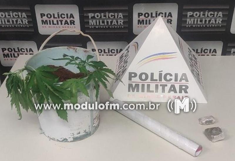 PM cumpre mandado de busca e apreensão em Operação contra o tráfico de drogas no bairro Enéas