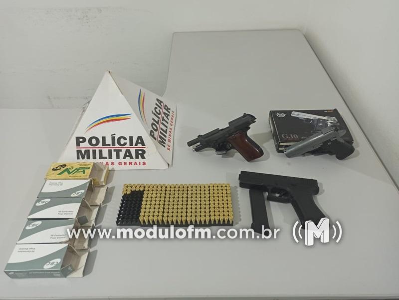 Adolescente é apreendido com arma de fogo e mais de 200 munições após denúncia de que estaria frequentado aula armado em Serra do Salitre