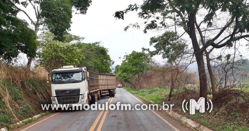 Imagem 3 do post Condutora de veículo fica ferida após colisão com caminhão na MG-230 em Serra do Salitre