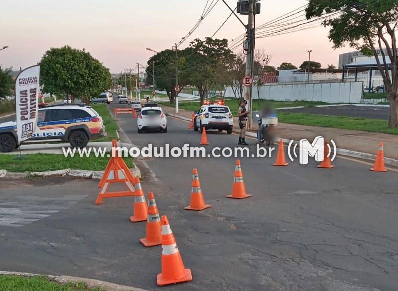 PM realiza operações para coibir infrações no trânsito em Patrocínio