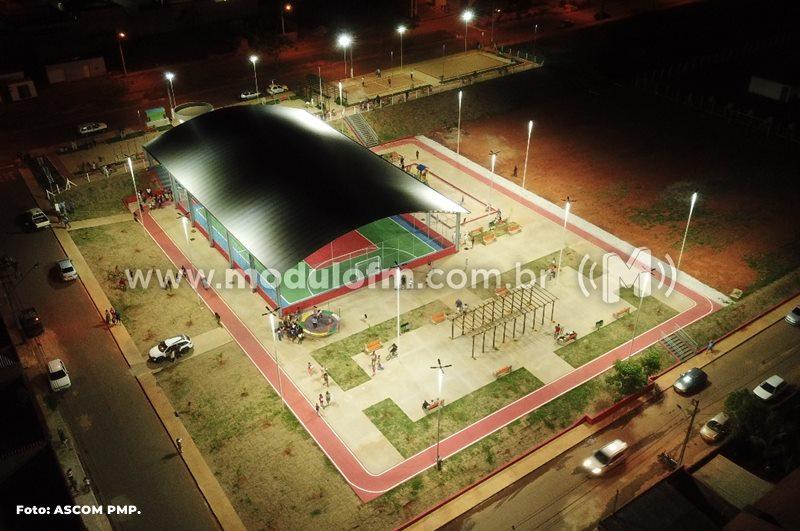 Praça da Saúde e Ginásio Poliesportivo são inaugurados no...