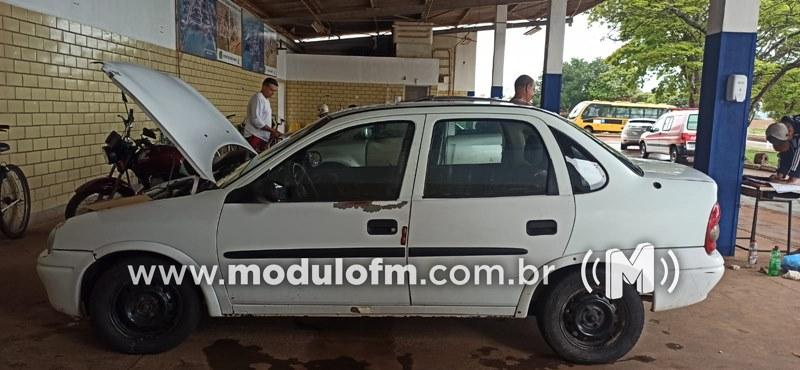 Veículo adulterado é apreendido durante vistoria da Polícia Civil em Patrocínio