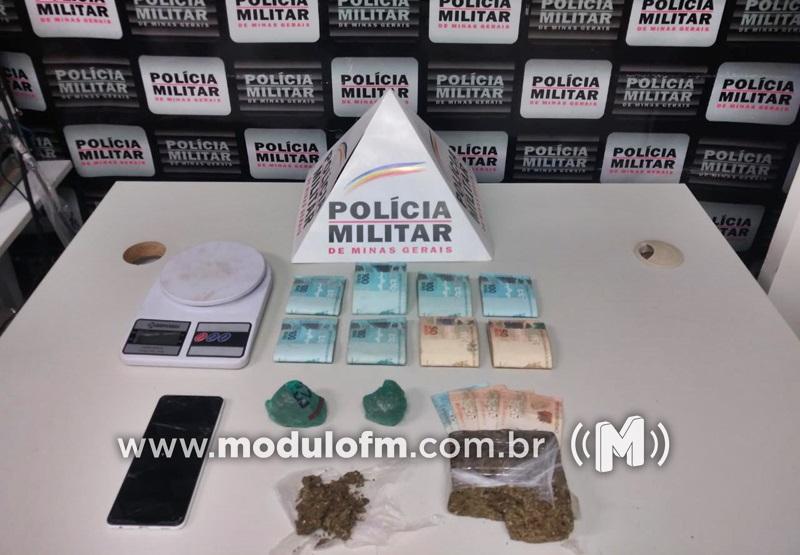 PM cumpre mandado de busca e apreensão em Operação contra o tráfico de drogas em condomínio na cidade de Patrocínio