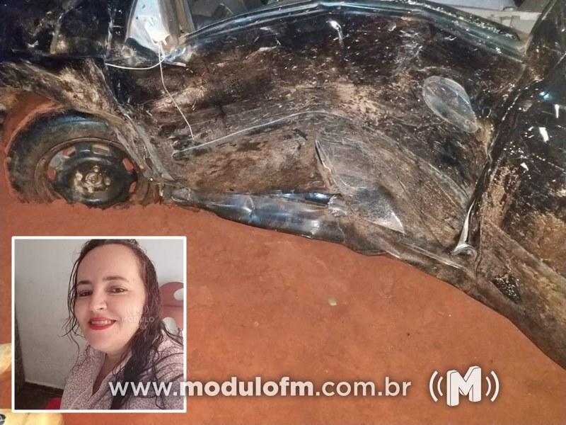 Mulher morre em colisão entre veículos na MG-190 em Monte Carmelo