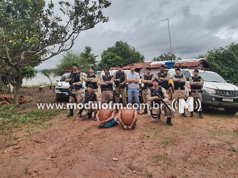 Suspeito de vários roubos em fazendas da região é preso pela PM em Douradoquara