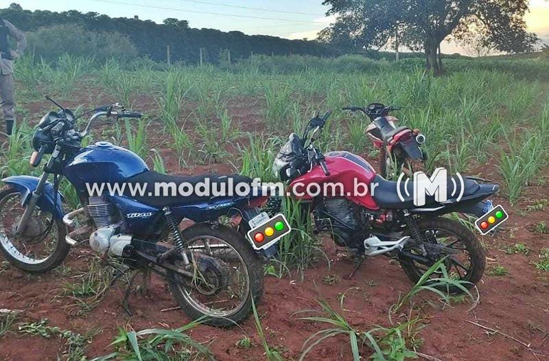 PM recupera 3 motocicletas furtadas de Pátio credenciado junto ao DETRAN