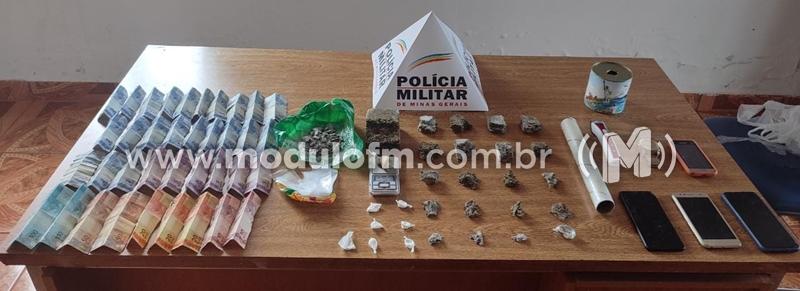 Polícia Militar prende autores por tráfico de drogas em Guimarânia