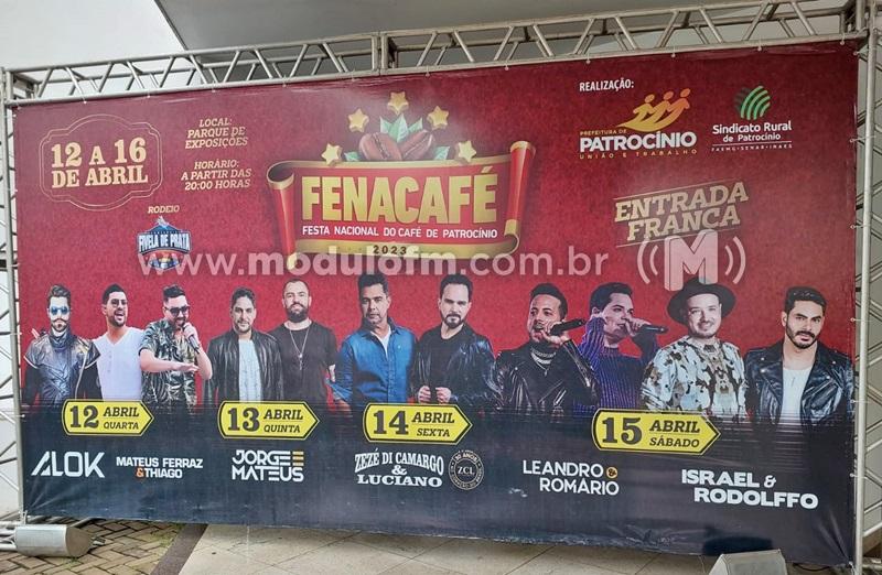 Fenacafé 2023 será lançada nesta quinta-feira (23/02), veja as atrações que serão anunciadas
