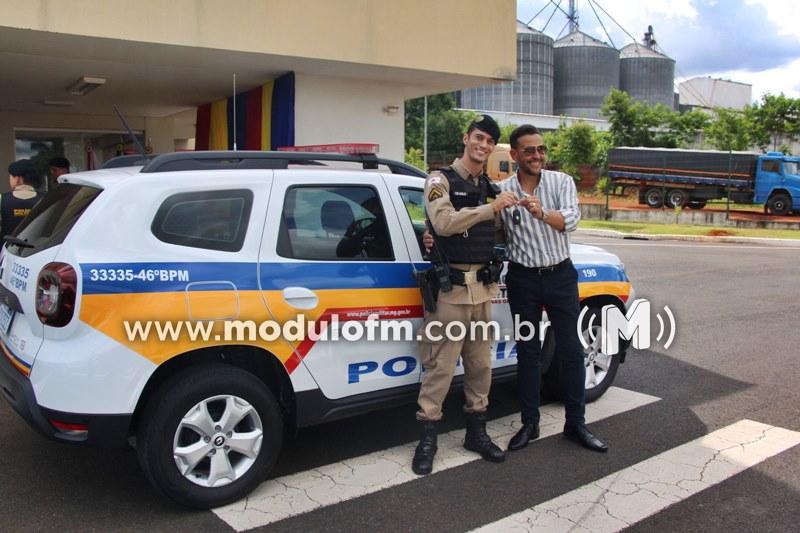 Polícia Militar recebe nova viatura em Patrocínio